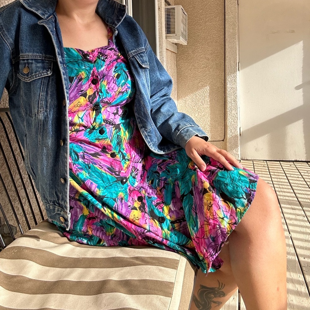 Vintage Colorful Dress